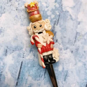 Cucharilla Artesanal Cascanueces Navideño