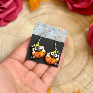 Pendientes Calabaza con Susuwatari