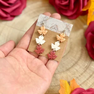 Pendientes Otoñales – Hojas de arce
