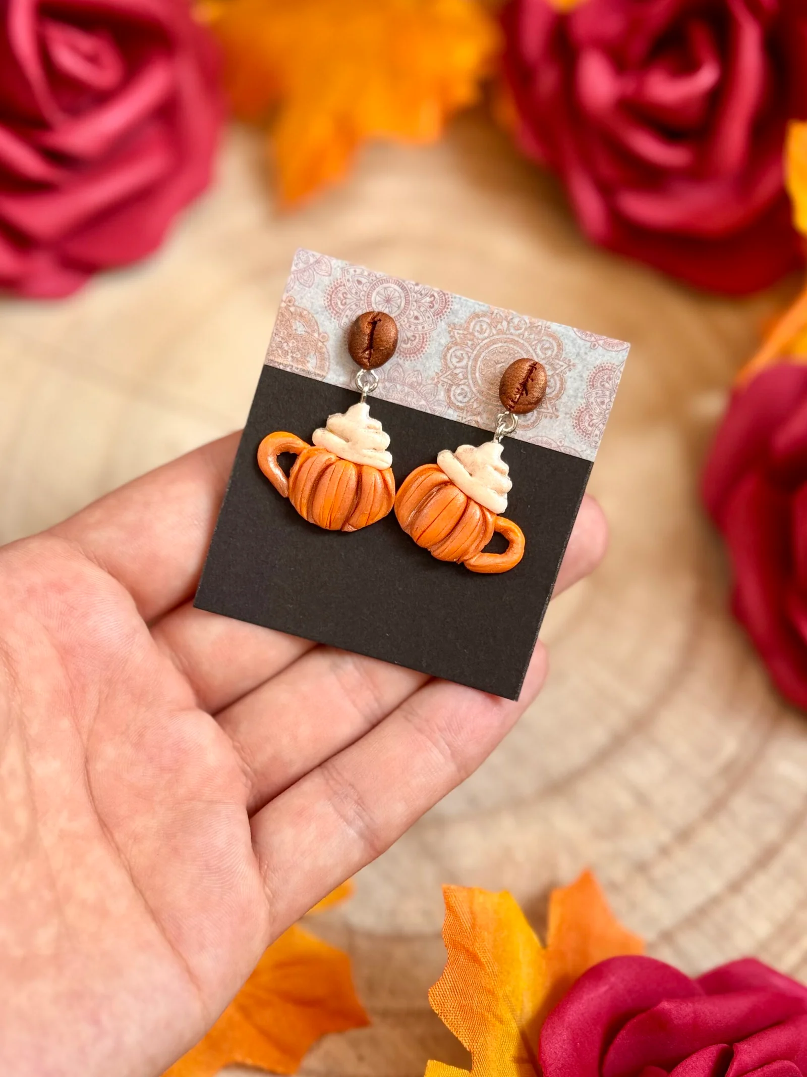 Pendientes Pumpkin Spice Latte
