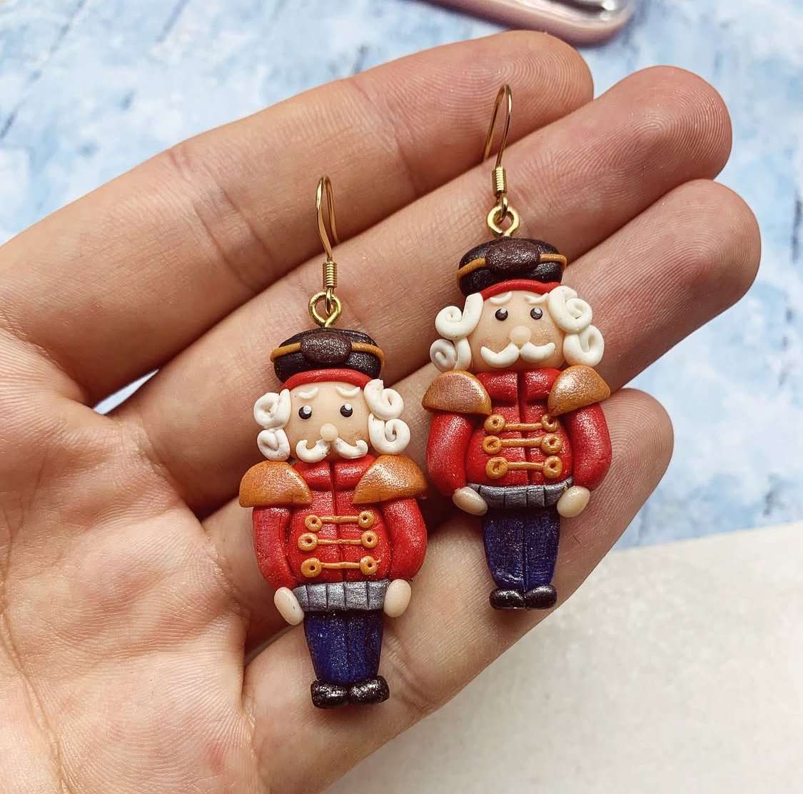 Pendientes navideños – Cascanueces