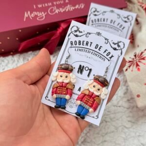 Pendientes navideños – Cascanueces