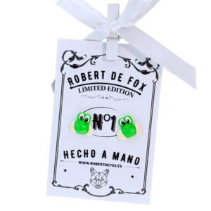 Pendientes Yoshi - botón