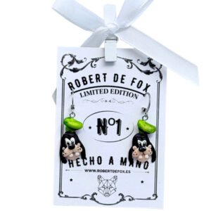 Pendientes artesanales inspirados en Goofy