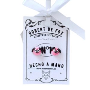 Pendientes Geek Chic - "Courage" retro