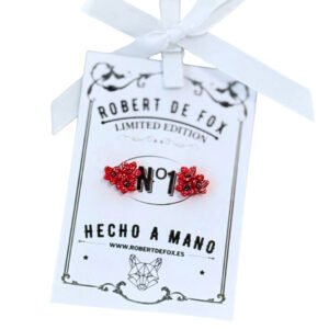 Pendientes Geek Chic - forma de corazón con mini Demogorgons