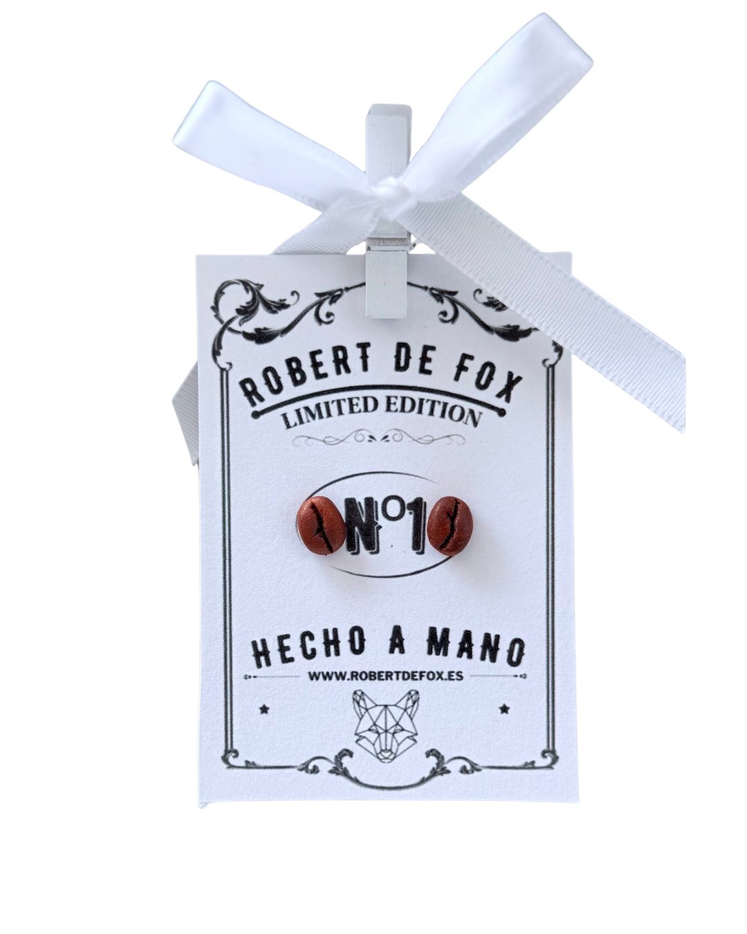 Pendientes de Granos de Café – Hechos a Mano, Ligeros y Antialérgicos