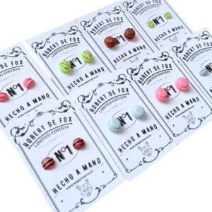 Pendientes de Macaron mini - botón