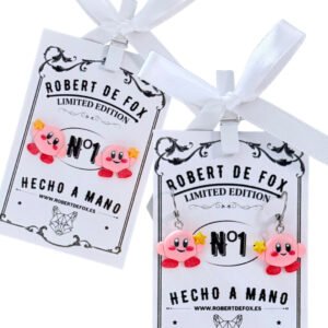 Pendientes Kirby - Colgante o Botón