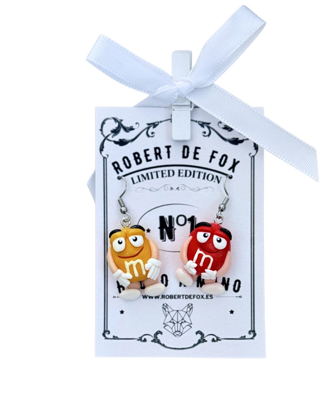 Pendientes Dulces Chocolate M&M's