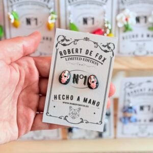 Pendientes Kaonashi (Sin cara/No face) - botón