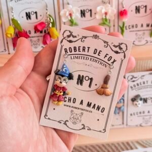 Pendientes Mickey Hechicero – magia en movimiento (colgantes)