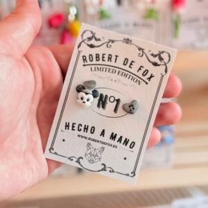 Pendientes Mickey minimal - botón