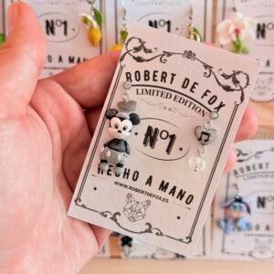 Pendientes Mickey elegantes – brillo, movimiento y estilo