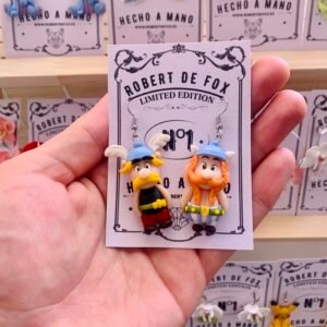 ⚔️ Pendientes Asterix & Obelix – ¡Pequeños pero muy guerreros! 💥