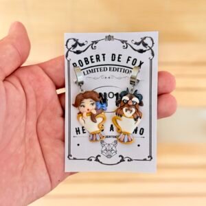 Pendientes Bella y Bestia