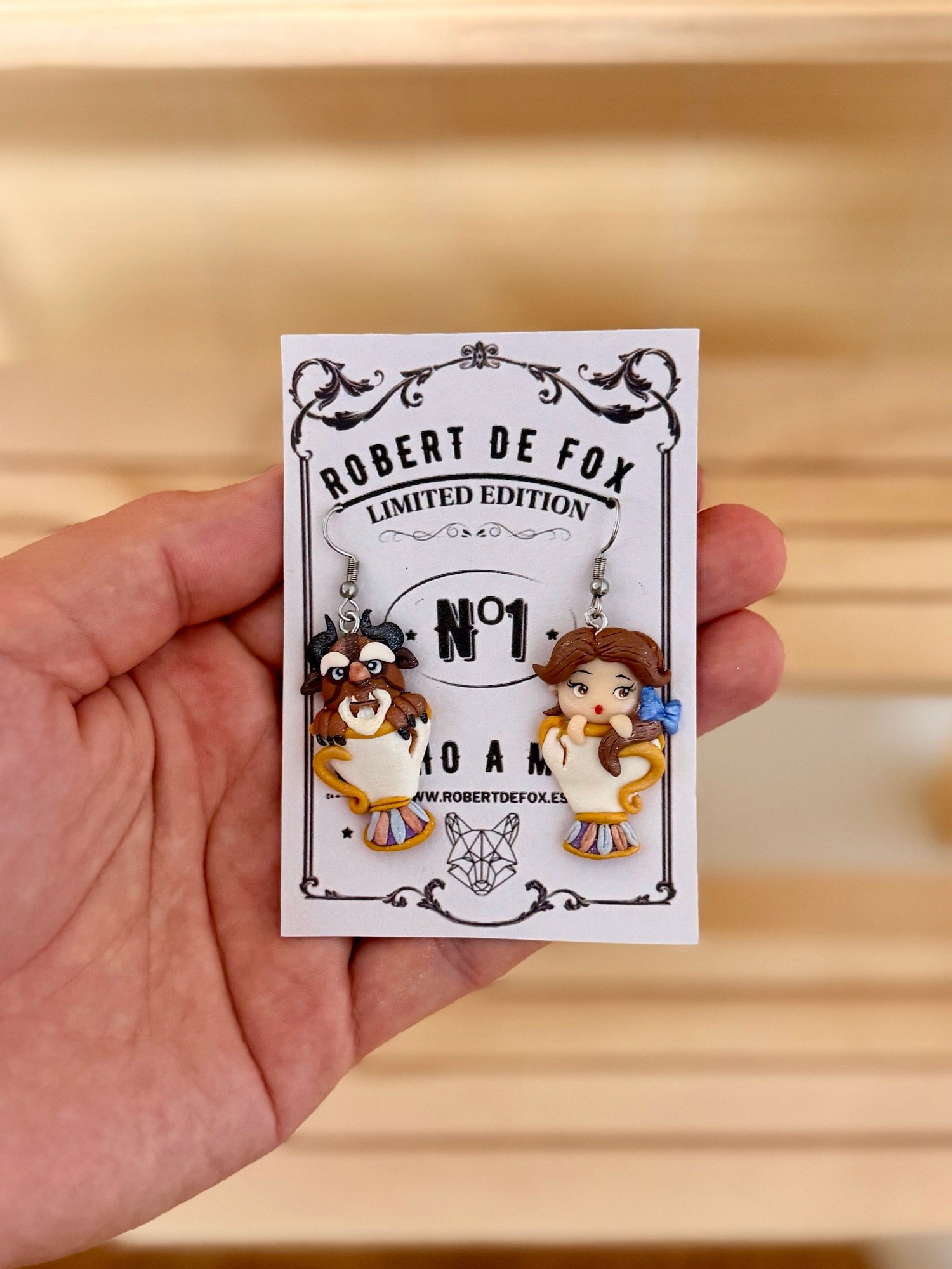 Pendientes Bella y Bestia - Imagen 2