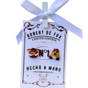 Pendientes Timón y Pumba – botón