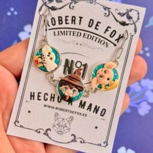 Pulsera mágica inspirada en Harry Potter con Hedwig, Dobby y Sombrero Seleccionador