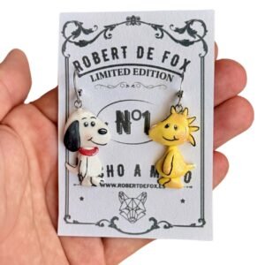 Pendientes Snoopy & Woodstock