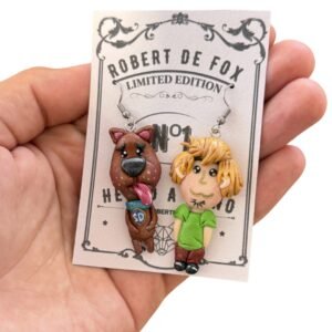 Pendientes inspirados sn Scooby Doo Y Shaggy
