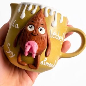 Taza / Lechera Artesanal de Leche de Almendras – ¡La leche! Soy almendra
