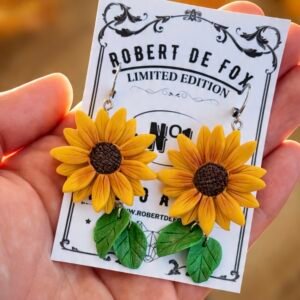 Pendientes de Girasol
