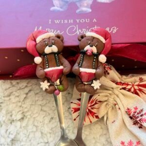Pack 2 Cucharitas Daddy Bear de Navidad – Mordaza & Jingle Bells