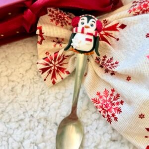 Cucharita navideña Pingüino de Invierno