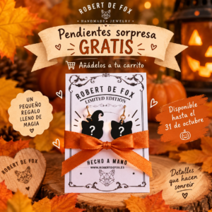 Pendientes sorpresa GRATIS - disponible hasta el 31 de octubre